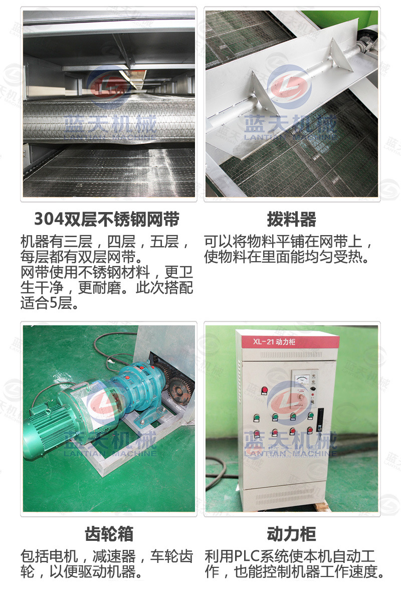 帶式山藥烘干機(jī)細(xì)節(jié)展示